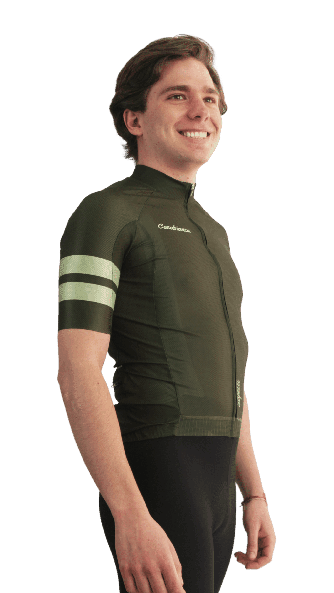 Men's Olive Short Jersey