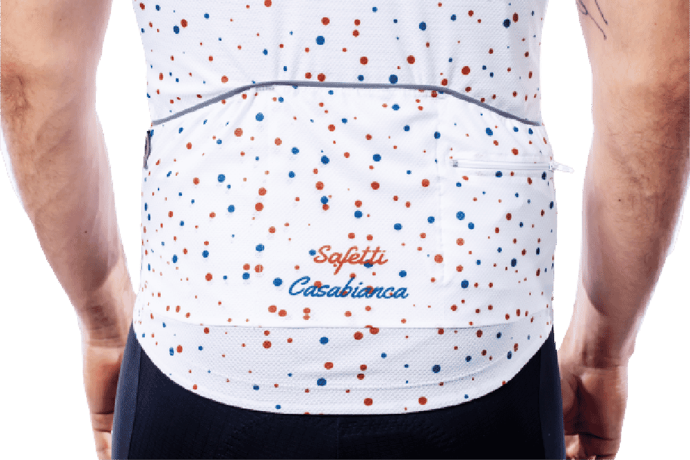 Men's White Polkas Jersey