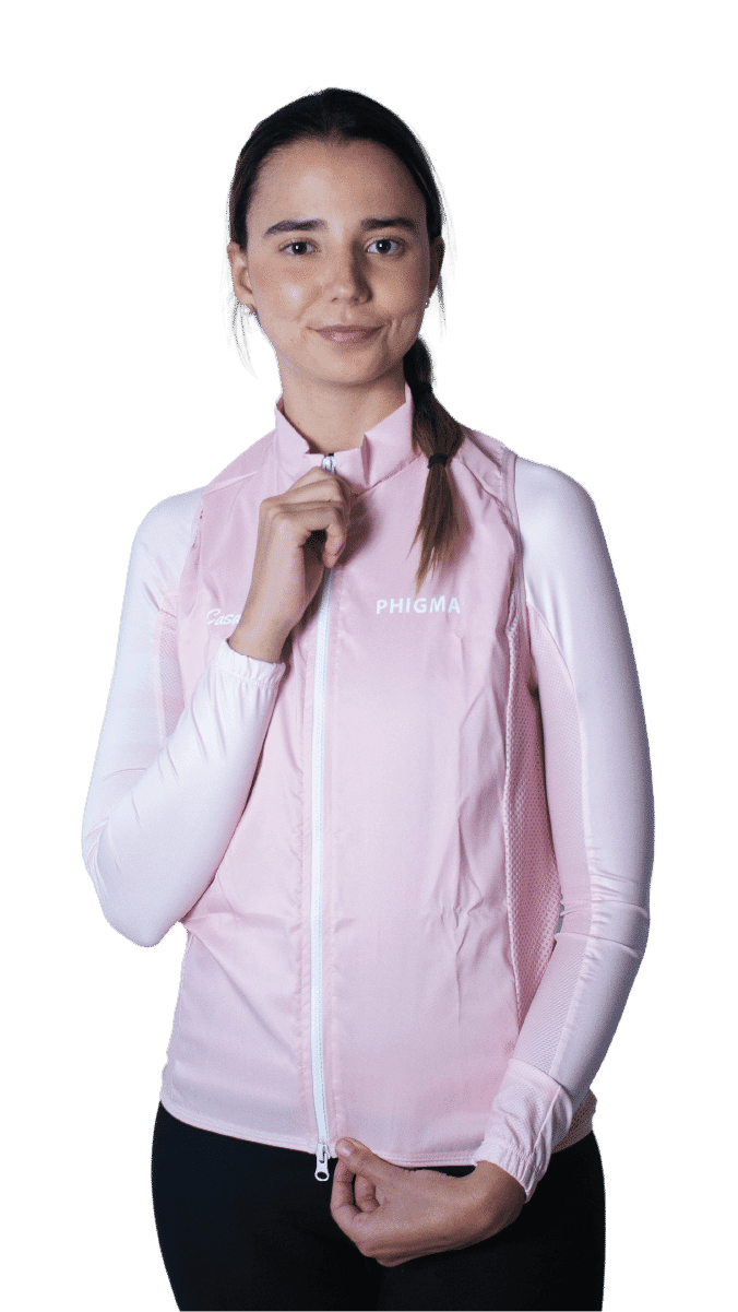 Women's Aero Bubblegum Vest | Casabianca Cycling Apparel
