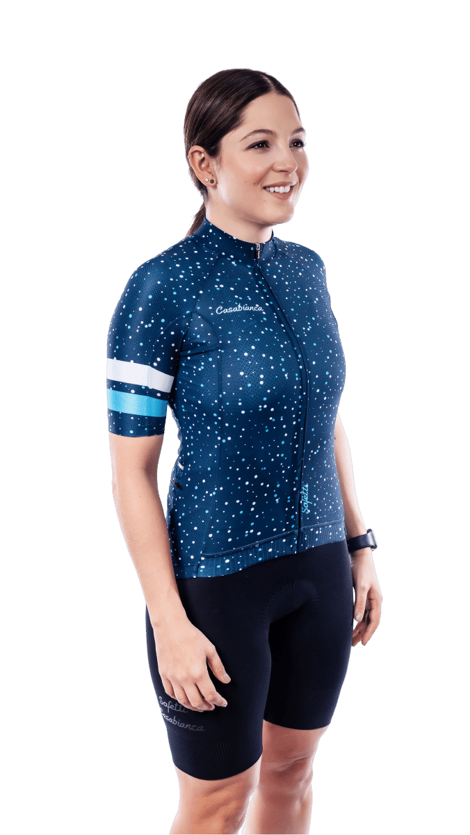 Women's Blue Polkas Jersey