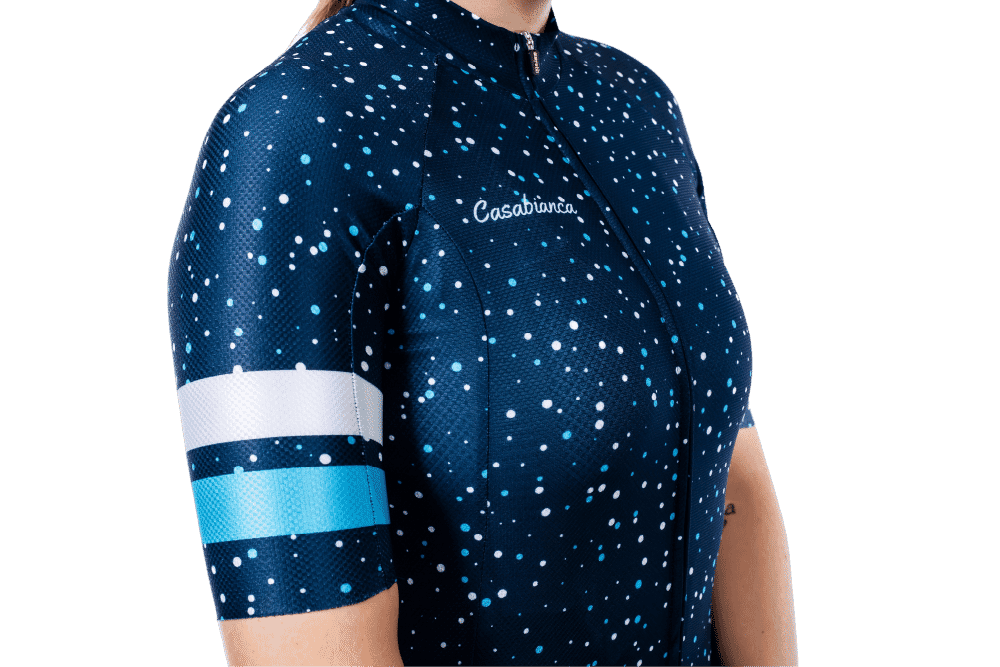 Women's Blue Polkas Jersey