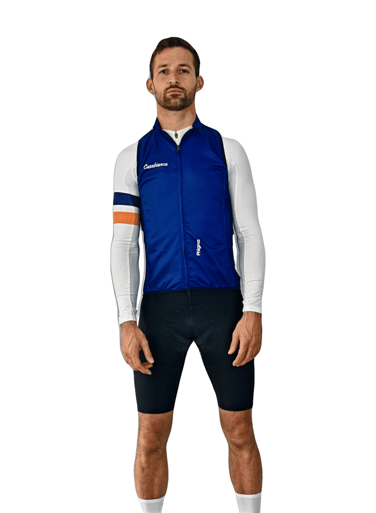 Men's Deep Blue Vest | Casabianca Cycling Apparel