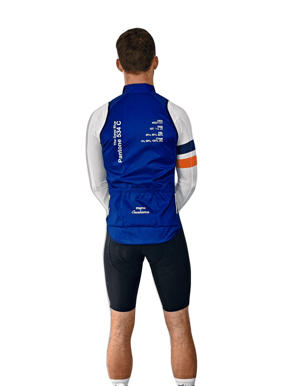 Men's Deep Blue Vest | Casabianca Cycling Apparel